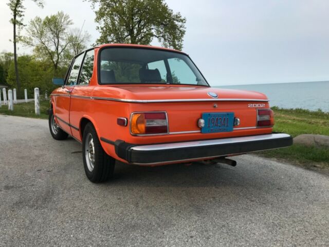 1976 Orange BMW 2002 Coupe