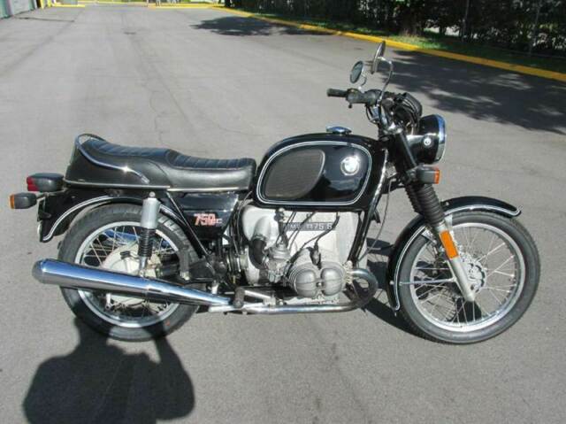 1976 Black BMW R 75 Motorcycles & Scooters