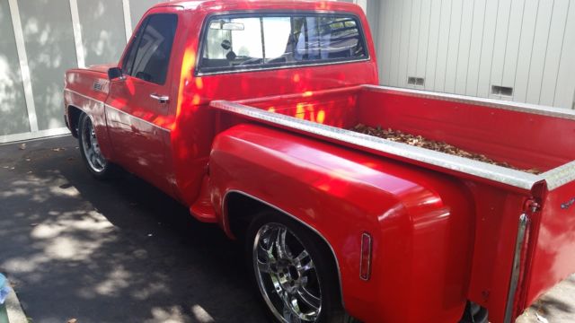 1976 Red Chevrolet C-10 Crew Cab Pickup