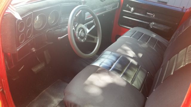 1976 Red Chevrolet C-10 Crew Cab Pickup