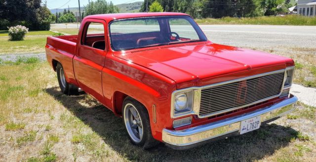 1976 Red Chevrolet C-10 Cab & Chassis