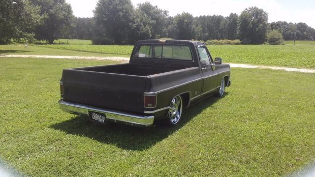 1976 Black Chevrolet C-10 Short bed