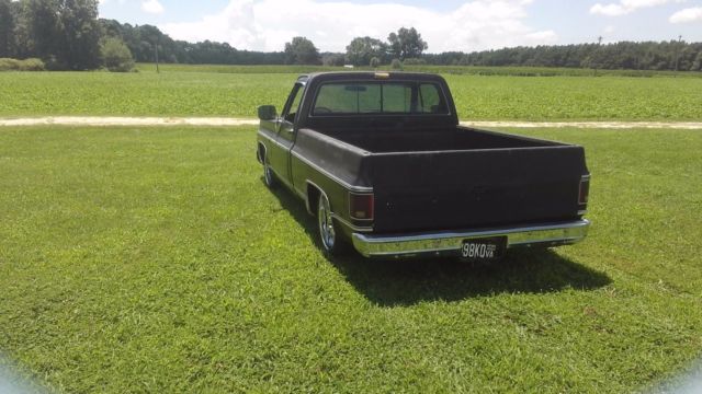 1976 Black Chevrolet C-10 Short bed