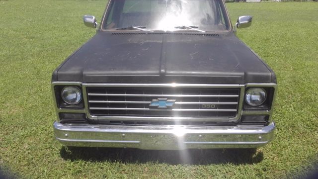 1976 Black Chevrolet C-10 Short bed