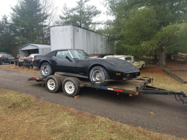 1976 Black Chevrolet Corvette Coupe
