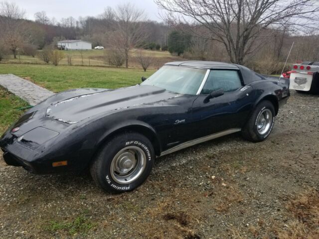 1976 Black Chevrolet Corvette Coupe