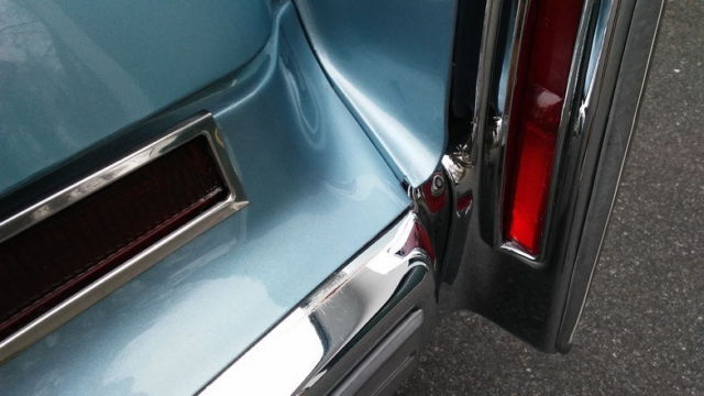 1976 Innsbruck Blue Cadillac DeVille Four door hardtop