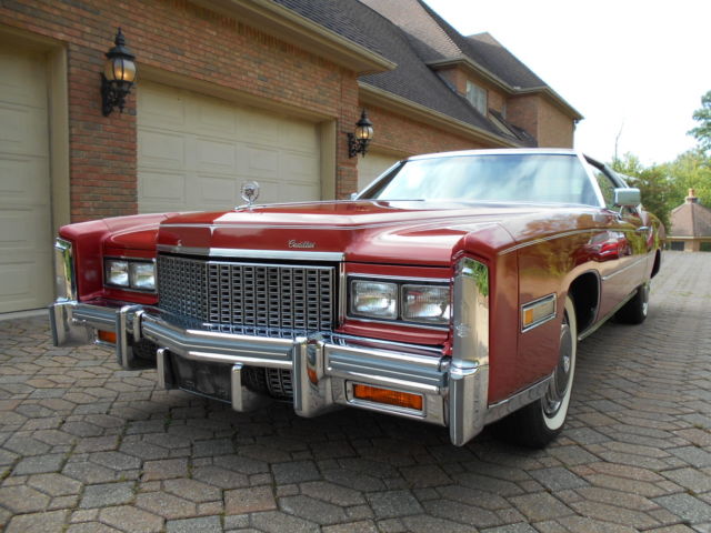1976 Red Cadillac Eldorado