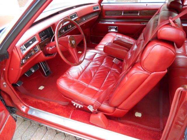 1976 Red Cadillac Eldorado