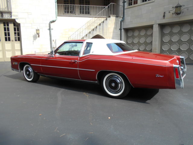 1976 Red Cadillac Eldorado