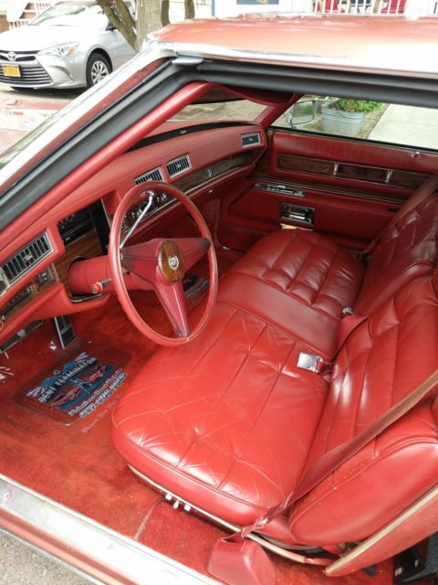 1976 Orange Cadillac Eldorado Coupe