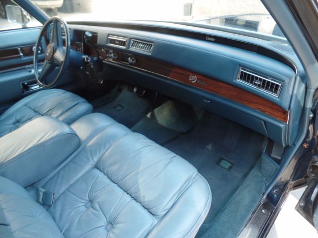 1976 Blue Cadillac Fleetwood Sedan
