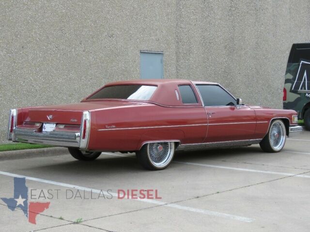 1976 Red Cadillac DeVille Coupe