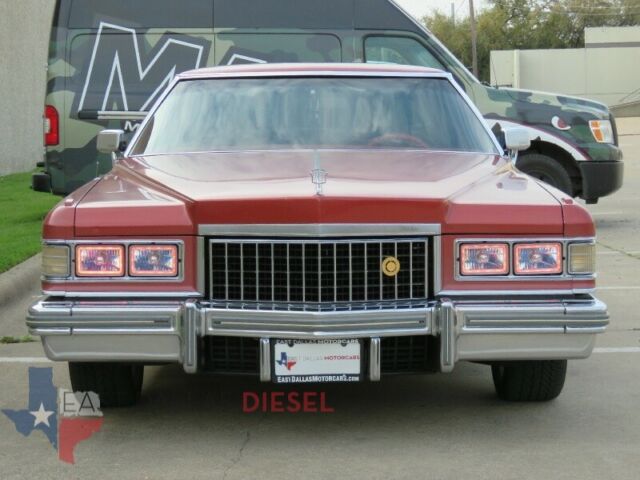 1976 Red Cadillac DeVille Coupe