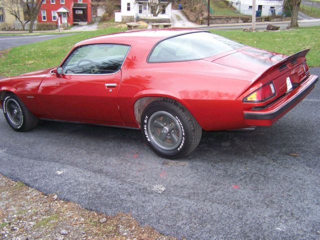 1976 Red Chevrolet Camaro Coupe