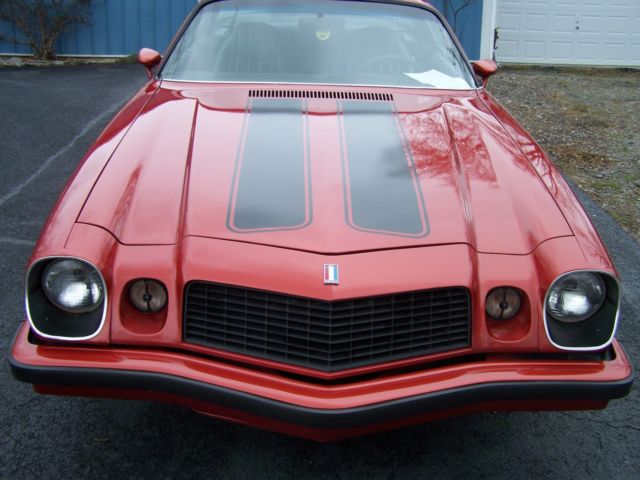 1976 Red Chevrolet Camaro Coupe