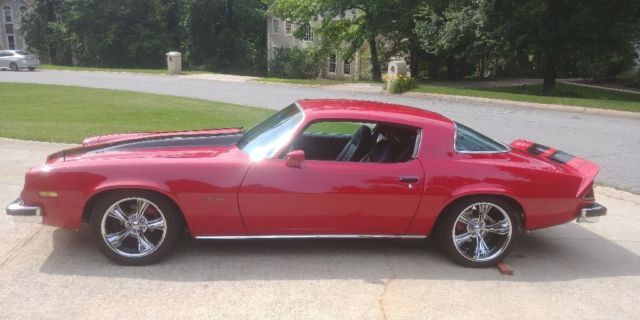 1976 Red Chevrolet Camaro Coupe