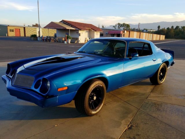 1976 Blue Chevrolet Camaro Coupe