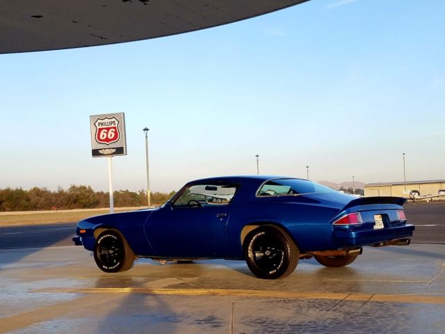 1976 Blue Chevrolet Camaro Coupe