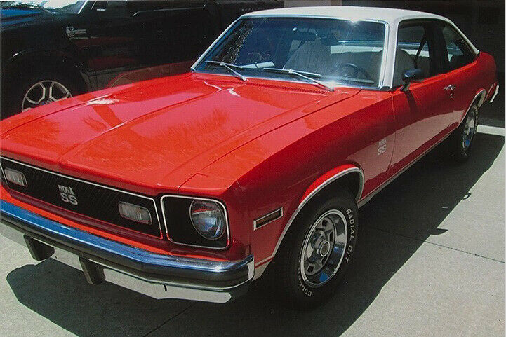 1976 Orange Chevrolet Nova Coupe