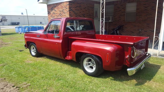 1976 Red Chevrolet C-10 Standard Cab Pickup