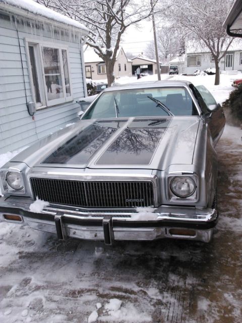 1976 Silver Chevrolet Chevelle Coupe