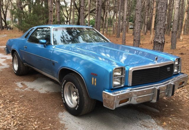 1976 Blue Chevrolet Chevelle Coupe