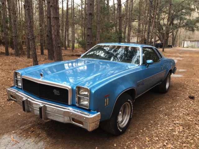 1976 Blue Chevrolet Chevelle Coupe