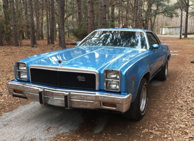 1976 Blue Chevrolet Chevelle Coupe