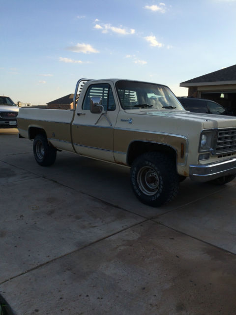 1976 Tan Chevrolet C-10 Single Cab