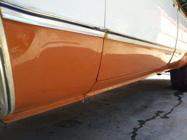 1976 Orange Chevrolet C-10 Standard Cab Pickup