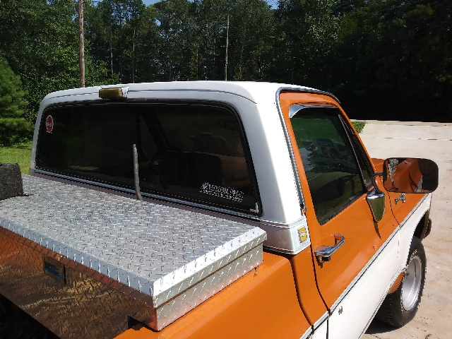 1976 Orange Chevrolet C-10 Standard Cab Pickup