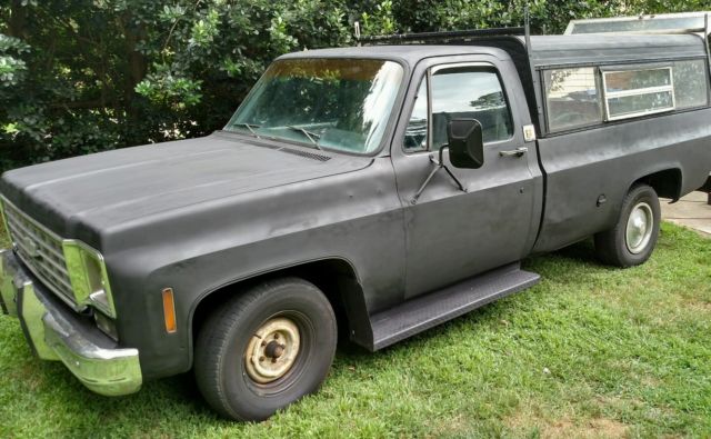 1976 Primer Flat black Chevrolet C-10