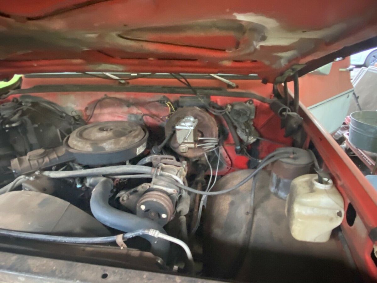 1976 Red Chevrolet C-10 Standard Cab Pickup