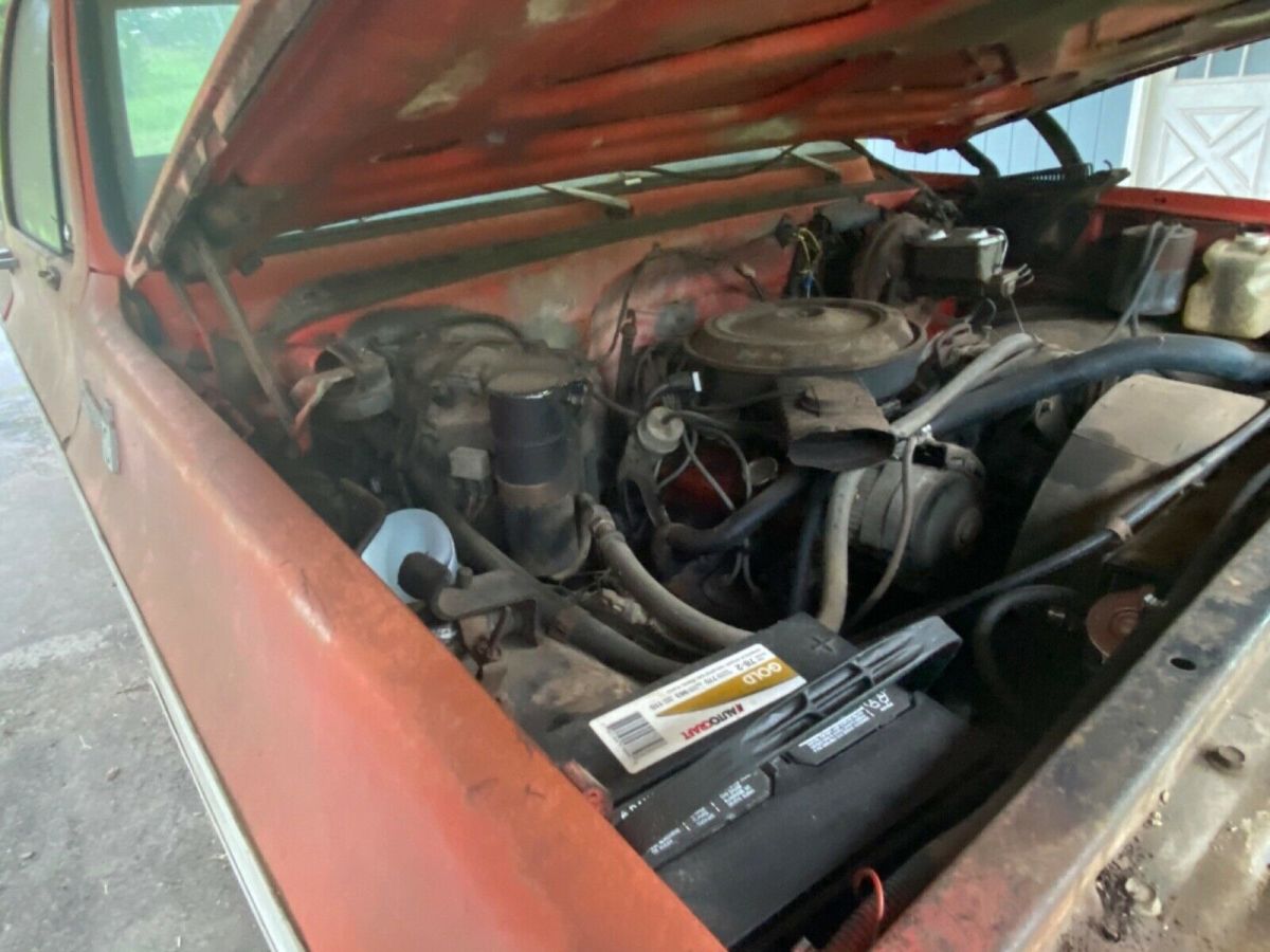 1976 Red Chevrolet C-10 Standard Cab Pickup