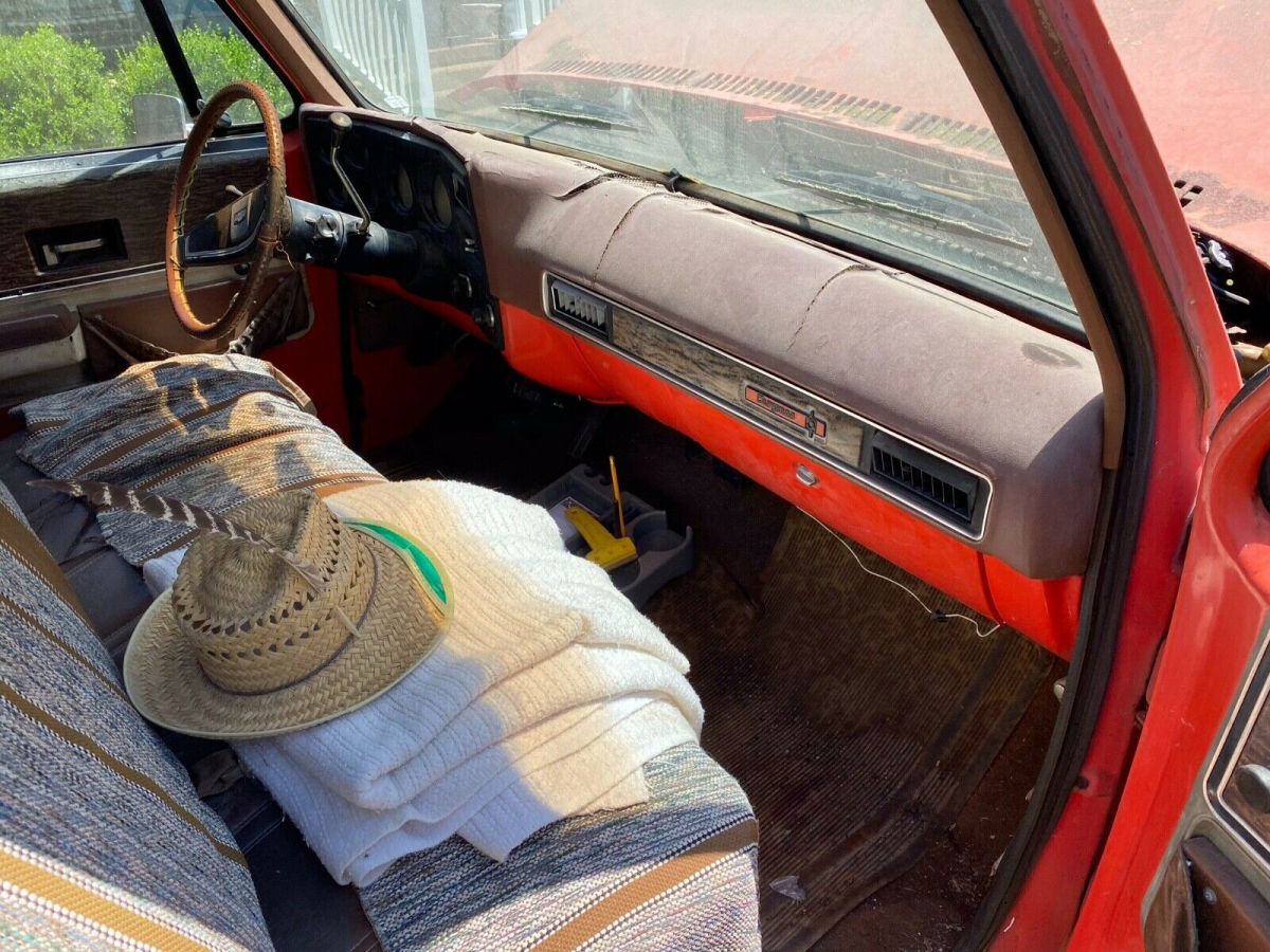 1976 Red Chevrolet C-10 Standard Cab Pickup