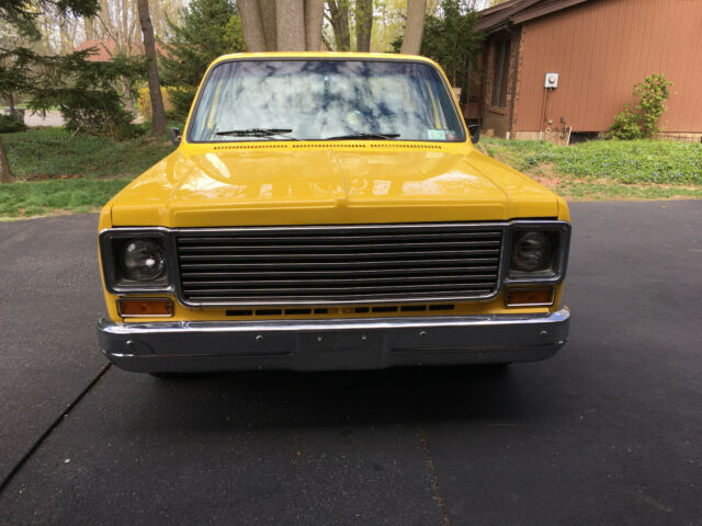 1976 Yellow Chevrolet C-10 Pickup Truck
