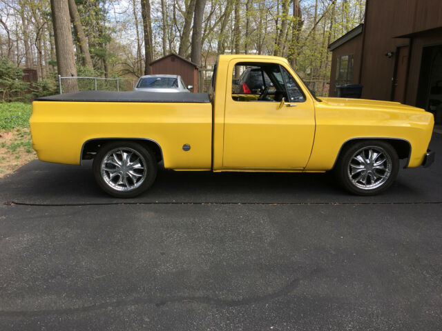 1976 Yellow Chevrolet C-10 Pickup Truck
