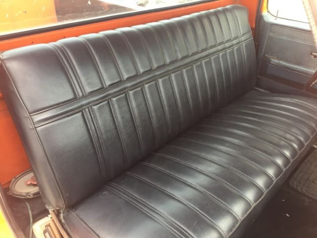 1976 Orange Chevrolet C-10 Standard Cab Pickup