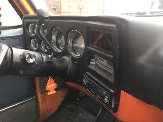 1976 Orange Chevrolet C-10 Standard Cab Pickup