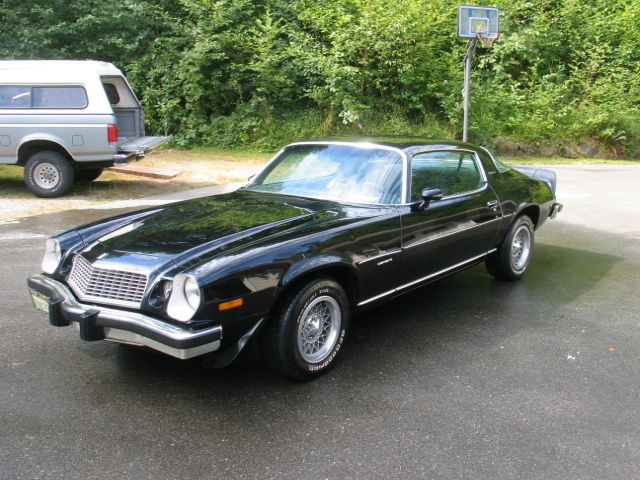 1976 Black Chevrolet Camaro Coupe