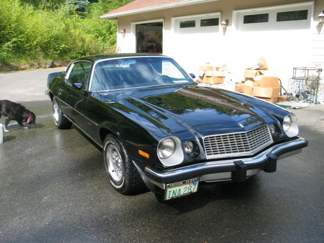 1976 Black Chevrolet Camaro Coupe