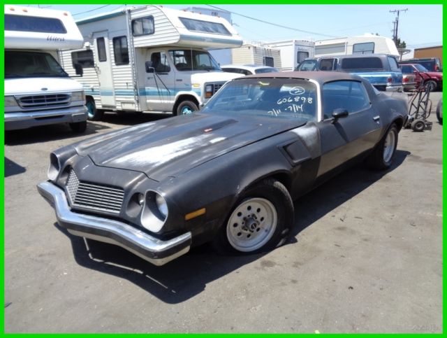 1976 Black Chevrolet Camaro Coupe