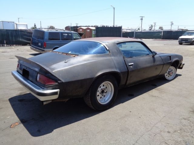 1976 Black Chevrolet Camaro Coupe