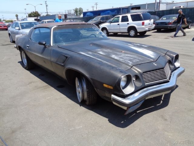 1976 Black Chevrolet Camaro Coupe