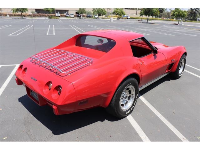 1976 Red Chevrolet Corvette --