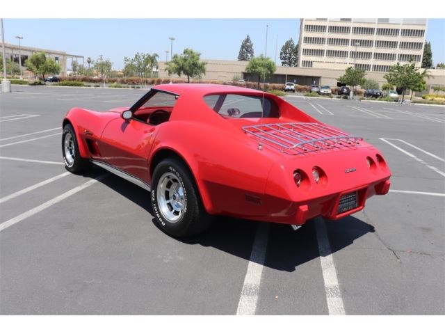 1976 Red Chevrolet Corvette --