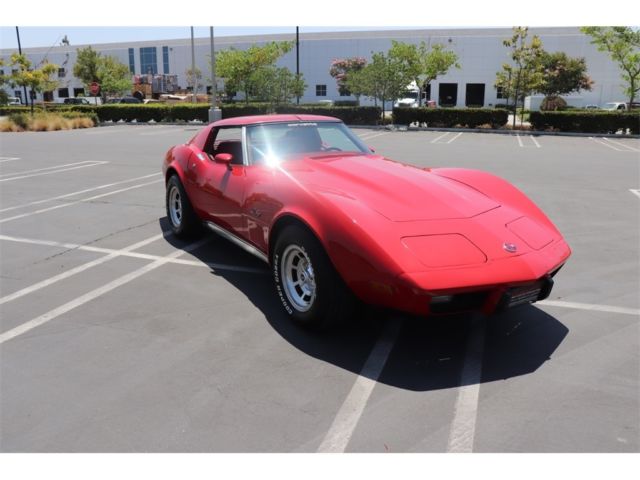 1976 Red Chevrolet Corvette --