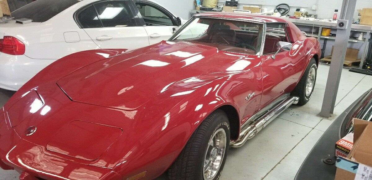 1976 Red Chevrolet Corvette C3 Convertible