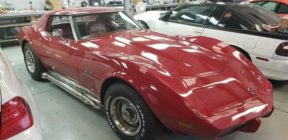 1976 Red Chevrolet Corvette C3 Convertible